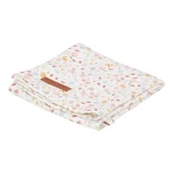 Little Dutch LD Swaddle Cloth 120x120 -Little World Shop 0014629 little dutch swaddles 120 x 120 flowers butterflies flowers butterflies 1