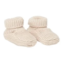 Little Dutch LD Knitted Baby Booties S1 18 Little Dutch LD Knitted Baby Booties S1 -Little World Shop 0016294 little dutch knitted baby booties sand size 1 little goose 2