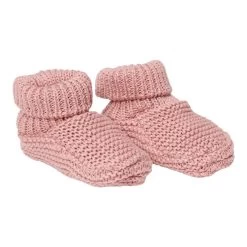 Little Dutch LD Knitted Baby Booties S1 26 Little Dutch LD Knitted Baby Booties S1 -Little World Shop 0016304 little dutch knitted baby booties vintage pink size 1 little pink flowers 2