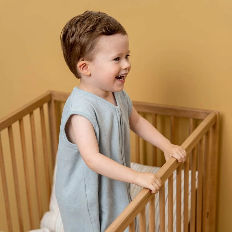 Little Dutch Summer Sleeping Bag Pure Soft Blue 6 Little Dutch Summer Sleeping Bag Pure Soft Blue - Image 4