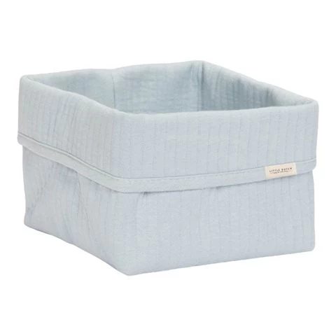 Little Dutch Storage Basket Small Pure Soft Blue 3 Little Dutch Storage Basket Small Pure Soft Blue