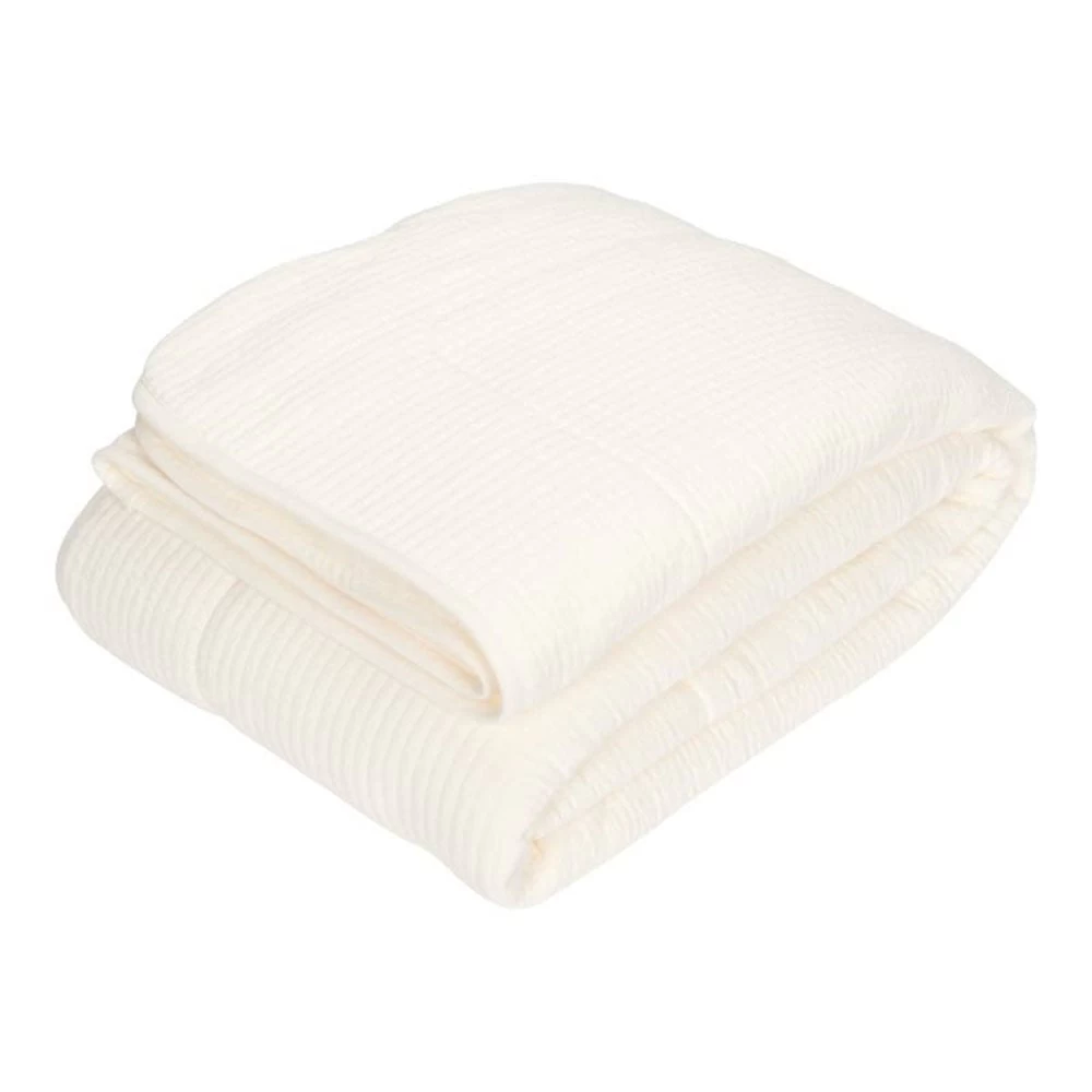 Little Dutch Cot Blanket Pure Soft White 2 Little Dutch Cot Blanket Pure Soft White
