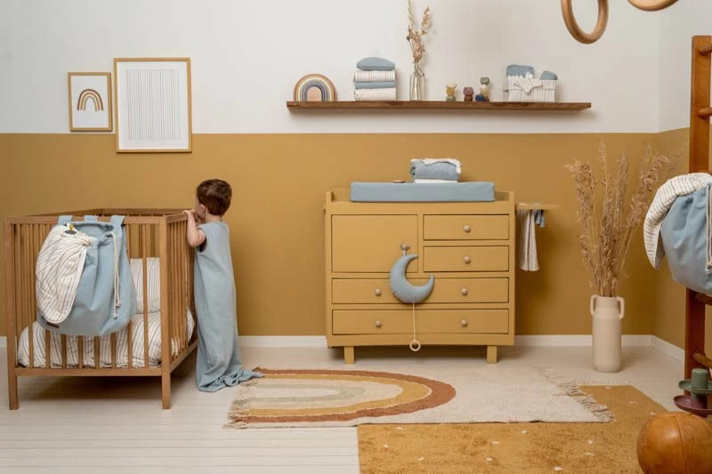 Little Dutch Storage Basket Large Sunny Stripes 4 Little Dutch Storage Basket Large Sunny Stripes - Image 2