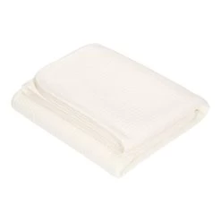 Little Dutch Cot Summer Blanket Pure Soft White