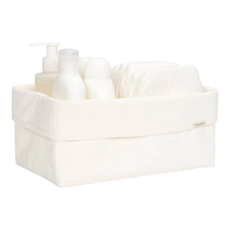 Little Dutch Storage Basket Large Pure Soft White 4 Little Dutch Storage Basket Large Pure Soft White - Image 2