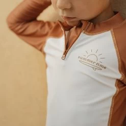 Little Dutch Swim T-shirt Long Sleeves Vintage Sunny Stripes 9 Little Dutch Swim T-shirt Long Sleeves Vintage Sunny Stripes -Little World Shop 0023455 zwem t shirt korte mouw vintage sunny stripes 62 68