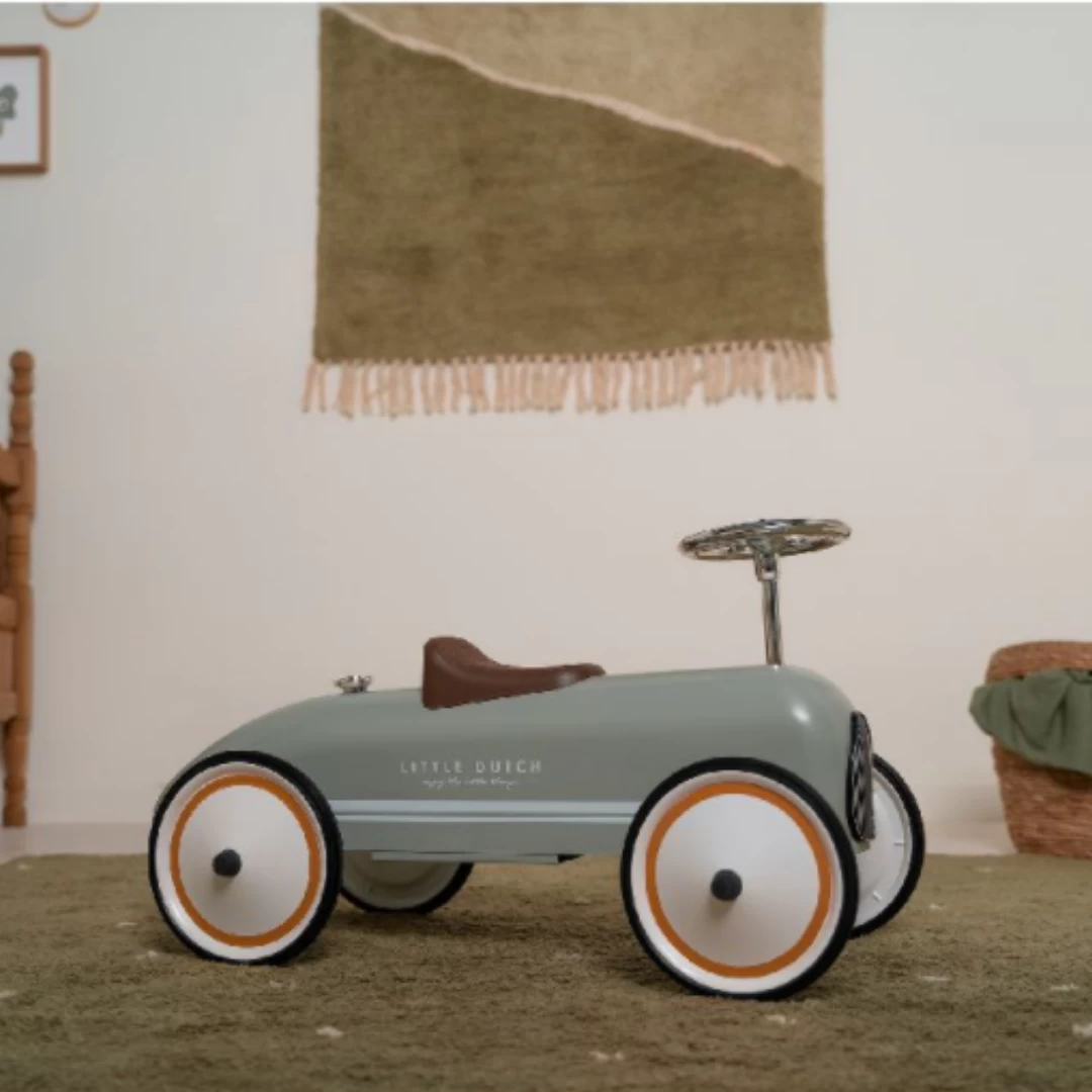 Little Dutch Retro Roller - Olive 4 Little Dutch Retro Roller - Olive - Image 2