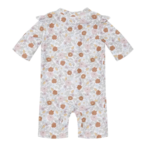 Little Dutch Swimsuit Short Sleeves Ruffles Vintage Little Flowers 5 Little Dutch Swimsuit Short Sleeves Ruffles Vintage Little Flowers - Image 3