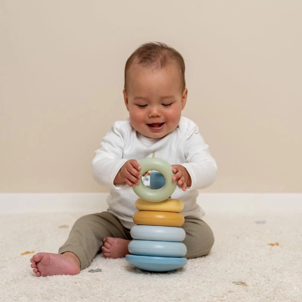 Little Dutch Stacking Rings Blue 6 Little Dutch Stacking Rings Blue - Image 4