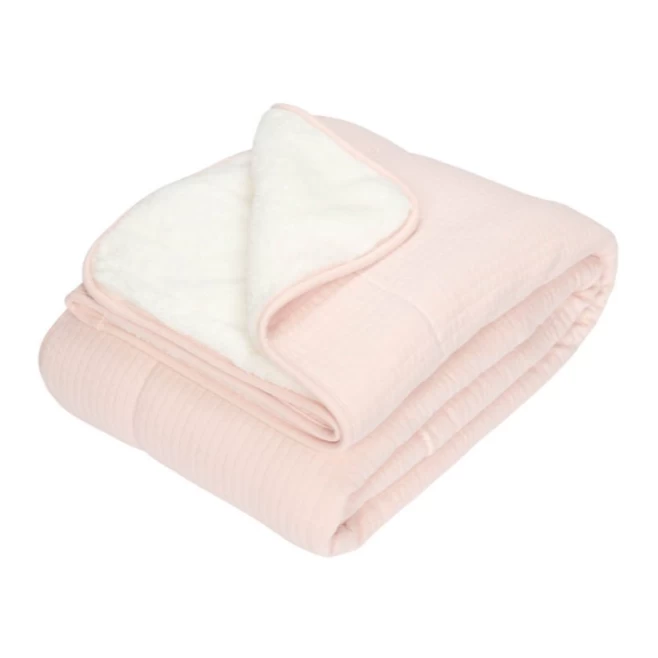 Little Dutch Bassinet Blanket Pure Soft Pink 4 Little Dutch Bassinet Blanket Pure Soft Pink - Image 2