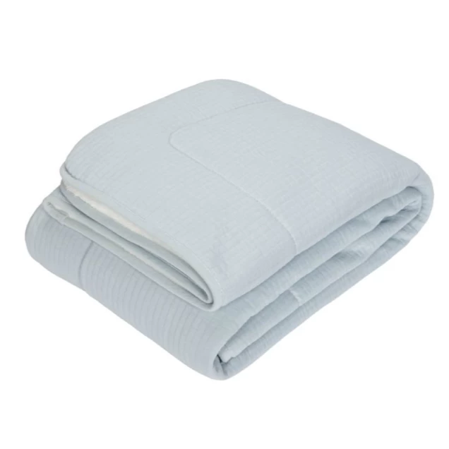 Little Dutch Bassinet Blanket Pure Soft Blue 4 Little Dutch Bassinet Blanket Pure Soft Blue - Image 2