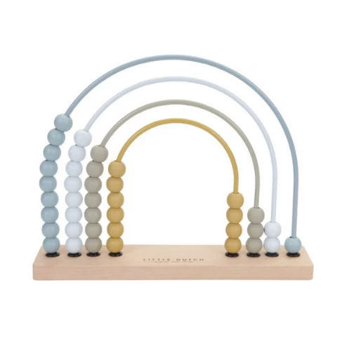 Little Dutch Rainbow Abacus - Blue 3 Little Dutch Rainbow Abacus - Blue