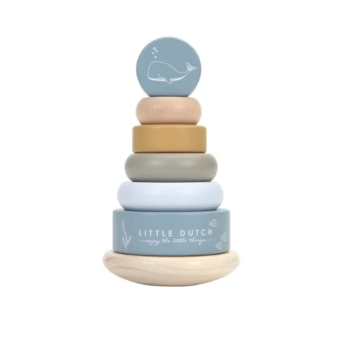 Little Dutch Rocking Ring Stacker Blue - LD7013 3 Little Dutch Rocking Ring Stacker Blue - LD7013