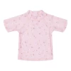 Little Dutch Swim T-shirt Little Pink Flowers