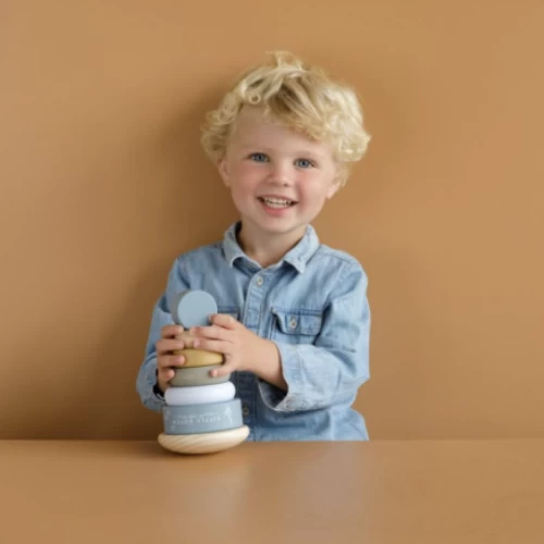 Little Dutch Rocking Ring Stacker Blue - LD7013 4 Little Dutch Rocking Ring Stacker Blue - LD7013 - Image 2