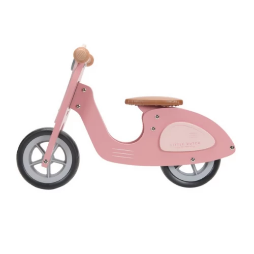 Little Dutch Scooter Hout Pink 3 Little Dutch Scooter Hout Pink
