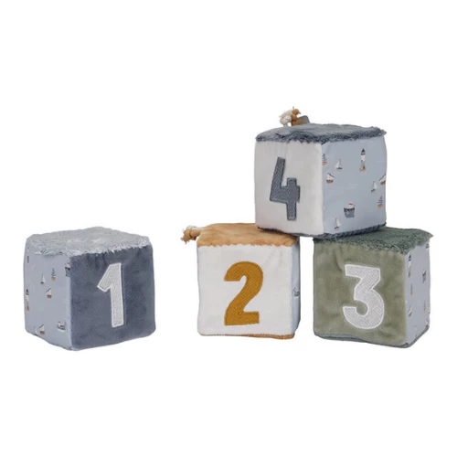 Little Dutch Set Of Soft Cubes Sailors Bay 3 Little Dutch Set Of Soft Cubes Sailors Bay
