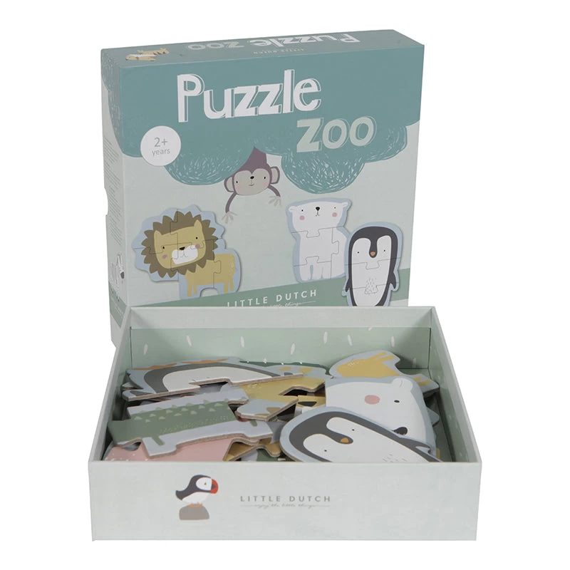 Little Dutch LD Animal Zoo Puzzle - 6 Pcs 5 Little Dutch LD Animal Zoo Puzzle - 6 Pcs - Image 3