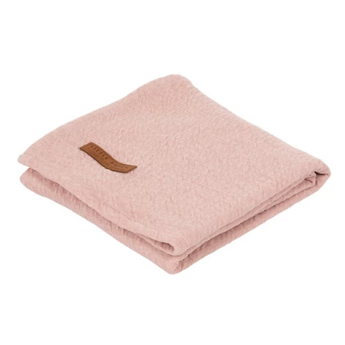 Little Dutch Swaddle 120X120 - Pure Pink 2 Little Dutch Swaddle 120X120 - Pure Pink