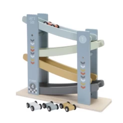 Little Dutch Ramp Racer Cars Blue - LD7008