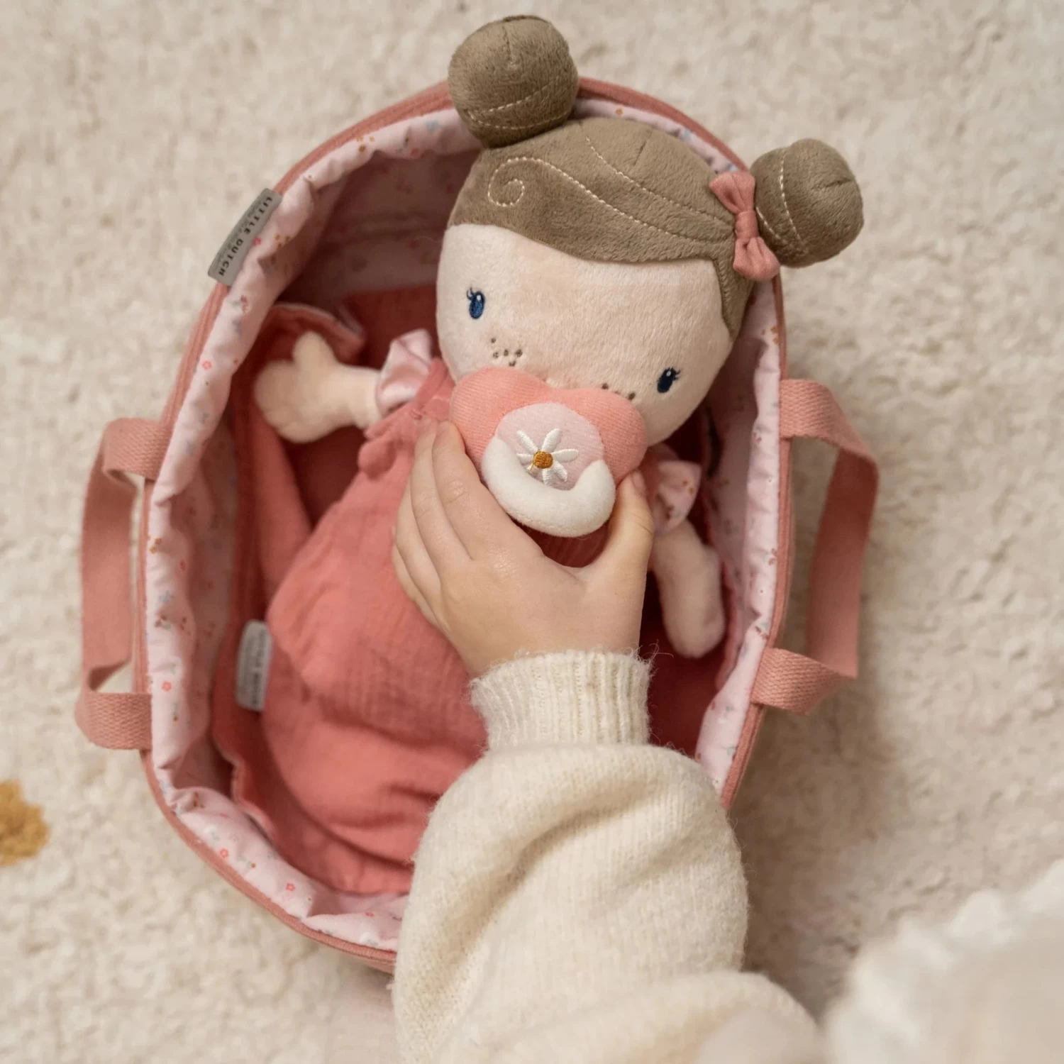 Little Dutch Baby Doll Rosa Little Pink Flowers 4 Little Dutch Baby Doll Rosa Little Pink Flowers - Image 2