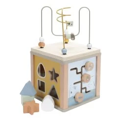Little Dutch LD Wooden Activity Cube 12 Little Dutch LD Wooden Activity Cube -Little World Shop LD7030