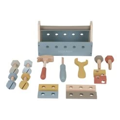 Little Dutch LD Wooden Toolbox FSC 10 Little Dutch LD Wooden Toolbox FSC -Little World Shop LD7078 3
