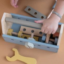 Little Dutch LD Wooden Toolbox FSC 12 Little Dutch LD Wooden Toolbox FSC -Little World Shop LD7078 5