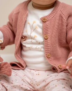 Little Dutch Knitted Cardigan Blush Pink 8 Little Dutch Knitted Cardigan Blush Pink -Little World Shop Post LPF 1b