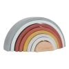 Little Dutch Rainbow Stacker Pure & Nature - LD 1 Little Dutch Rainbow Stacker Pure & Nature - LD -Little World Shop RainbowstackerPure Nature