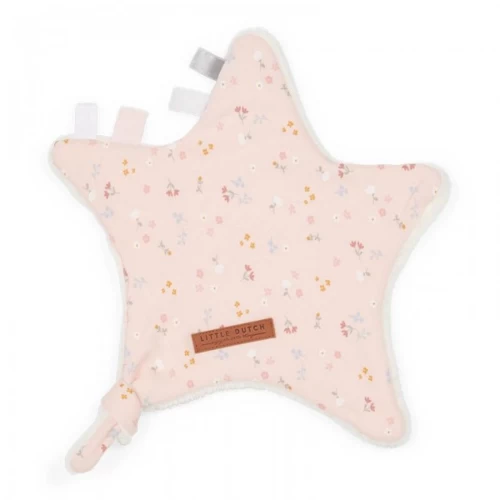 Little Dutch Cuddle Cloth Star Little Pink Flowers 3 Little Dutch Cuddle Cloth Star Little Pink Flowers