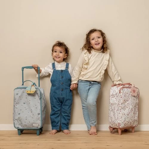 Little Dutch Children's Suitcase Sailors Bay Blue 6 Little Dutch Children's Suitcase Sailors Bay Blue - Image 4