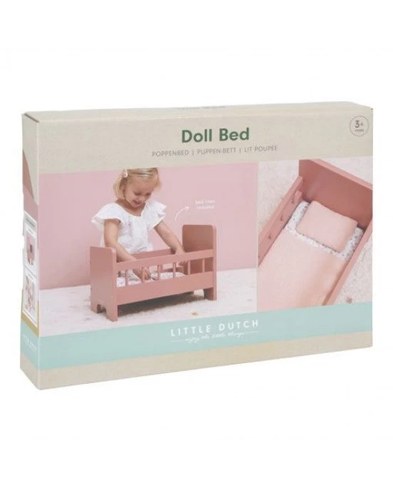 Little Dutch Wooden Doll Bed 6 Little Dutch Wooden Doll Bed - Image 4