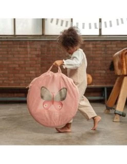 Little Dutch Crawl Tunnel Little Pink Flowers -Little World Shop tunel de juego flores y mariposas