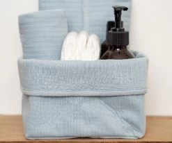 Little Dutch Storage Basket Small Pure Soft Blue 7 Little Dutch Storage Basket Small Pure Soft Blue -Little World Shop xon445026